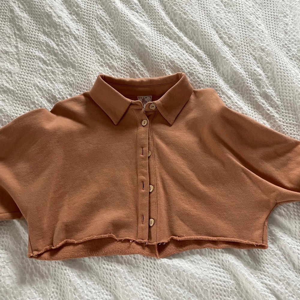 NWOT Sadie & Sage Up To Me Crop Sweatshirt - Picture 13 of 14